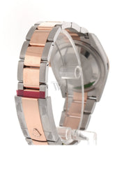 Rolex Datejust 36 White Mother-Of-Pearl Set With Diamonds Dial Rose Gold Two Tone Watch 126281Rbr